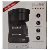 Puree Barista Series | 5 - Cup Drip Coffee Maker - Black **NEW (View Photos)