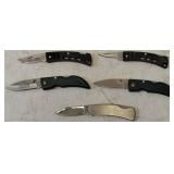 Pocket Knives (1) Ducks Unlimited (1) Buck 425 (1) Frost Cutlery - First Call O