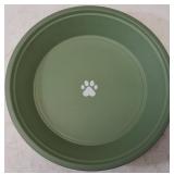 Frisco Elevated Stainless Steel Dog & Cat Bowl - 18 Cup - Green *NEW (View Photos)