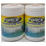 (2) Pack 2XL Force2 | Cleaning Disinfectant Wipes