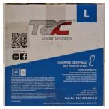 GLOBAL SOLUTIONS | TAC BRAND- POWDER Free Blue Gloves (10 Boxes)– SIZE L