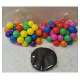 Geer West Multi Color Ball Pit Balls for Indoor / Outdoor Games + Carry Bag * NEW (View Photo)