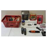 Black & Decker Battery Powered Screwdriver, Frost Cutlery Foldable Knife & More (View Photo / As Is)