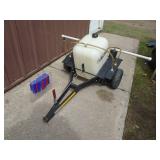 Ride & Beautify self pumping lawn sprayer. Good condition. As shown.