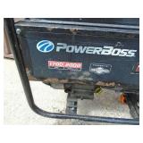 Power Boss 1700/2000 gas generator. Consignor states tested & runs. As shown.