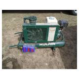 Rollair twin tank air compressor for parts & repair. As shown.