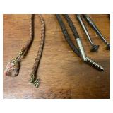 Lot of 6 vintage bolo ties.