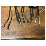 Lot of 6 vintage bolo ties.