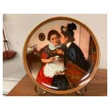 "Gossiping in the Alcove" Rockwell