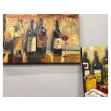 Pair of Wine Wall Art