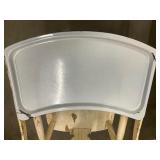 Vintage High Chair with Enamel Tray
