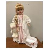 Porcelian Doll on Stand