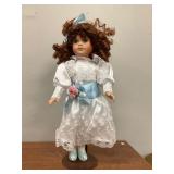 Porcelian Doll on Stand