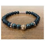 Rose Gold Hematite Ammonyx Harmenstone Bracelet