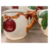 39 piece lot of Fransiscan Ware apple pattern