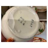 39 piece lot of Fransiscan Ware apple pattern