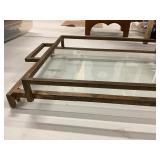 Glass serving tray with handles