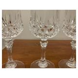 4 piece crystal stemware