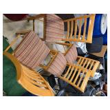 Lot of 60 inches Long Table with 4 dining Room Chairs (Used)