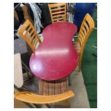 Lot of 60 inches Long Table with 4 dining Room Chairs (Used)