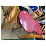 Lot of 60 inches Long Table with 4 dining Room Chairs (Used)