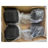 Lot of 20LB hex dumbbells (New)