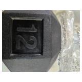 Lot of 12LB Ignite Hex Dumbbells (NEW)