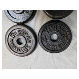 Lot of Six 2.5Lb weight Plates (USED)
