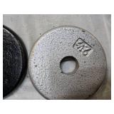 Lot of Six 2.5Lb weight Plates (USED)