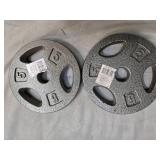 Lot of two 5Lb Weight Plates ( New)