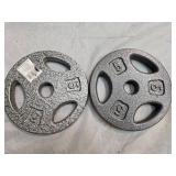 Lot of two 5Lb Weight Plates ( New)