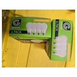 Lot of 8 LED Greenlite 60W Equivalent Light Bulbs (4 packs in each of the two boxes): New