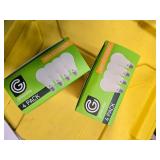 Lot of 8 LED Greenlite 60W Equivalent Light Bulbs (4 packs in each of the two boxes): New