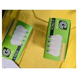 Lot of 8 LED Greenlite 100W Equivalent Light Bulbs (4 packs in each of the two boxes): New