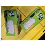 Lot of 8 LED Greenlite 100W Equivalent Light Bulbs (4 packs in each of the two boxes): New