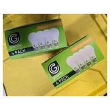 Lot of 8 LED Greenlite 100W Equivalent Light Bulbs (4 packs in each of the two boxes): New