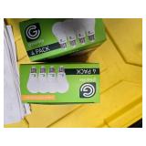 Lot of 8 LED Greenlite 100W Equivalent Light Bulbs (4 packs in each of the two boxes): New