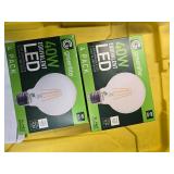 Lot of 8 LED Greenlite 40W Equivalent Light Bulbs (4 packs in each of the two boxes): New