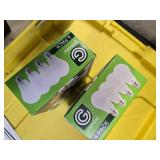 Lot of 8 LED Greenlite 100W Equivalent Light Bulbs (4 packs in each of the two boxes): New