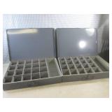 (A-2) 2 Metal Portable Organizer Bo...