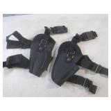 (CS) 2 Canvas Hand Gun Holsters...