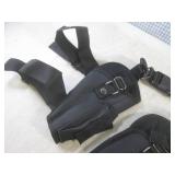 (CS) 2 Canvas Hand Gun Holsters...
