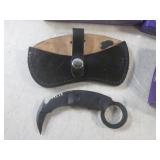 (BSB) 3 Black Ninja Knives with She...