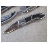 (EC1) 7 Folding Knives with Belt Cl...