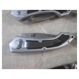 (EC1) 7 Folding Knives with Belt Cl...