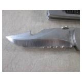 (BSB) 6 Folding Knives with Belt Cl...