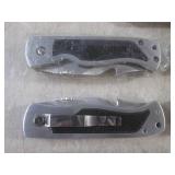 (BSB) 6 Folding Knives with Belt Cl...