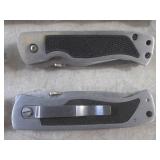 (BSB) 6 Folding Knives with Belt Cl...