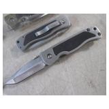(BSB) 6 Folding Knives with Belt Cl...
