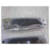 (BSB) 6 Folding Knives with Belt Cl...